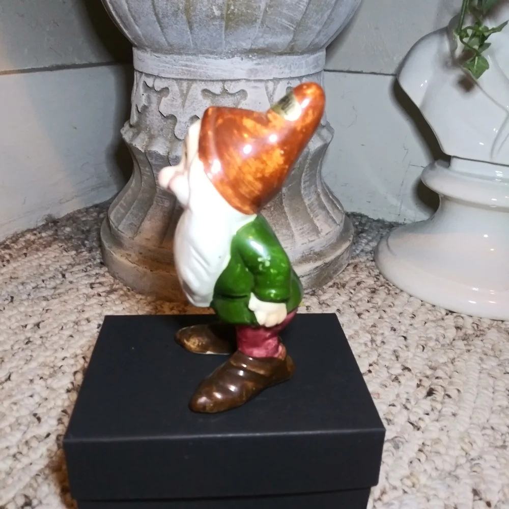 Disney Rare Vintage Mid-Century Snow White & The Seven Dwarfs Bashful Figurine